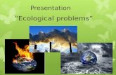 Presentation "Ecological problems"