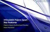 Pajero sport key features - Shakti Motors