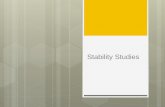 Stability studies presentation