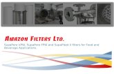SupaPore VPW, SupaPore FPW and SupaPleat II filters for Food and Beverage Applications