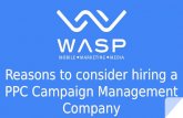 Reasons to consider hiring a ppc campaign management company
