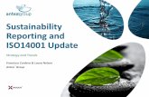 Sustainability Reporting and ISO14001 Update