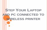 Steps For Laptop and PC Conected TO Wireless HP Pr