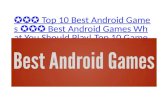 ✪✪✪ Top 10 best android games ✪✪✪ best android games what you should play! top 10 games