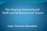 Developing international staff and multinational teams