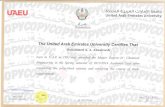 Master certificate and transcript - English