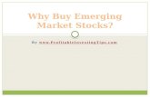 Why Buy Emerging Market Stocks?