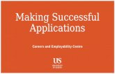 Making Successful Applications