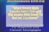 Wall Street Mortgage Cancellation Secrets  Excerpt