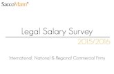 Salary survey - International, national and commerical firms