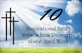 10 Inspriational Bible Verses from Proverbs about Hard Work