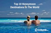 Top 10 honeymoon destinations