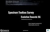 Spectrum toolbox survey: evolution towards 5G