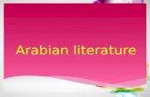 Arabian Literature and alibaba and the forty thieves
