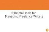 6 Helpful Tools for Managing Freelance Writers