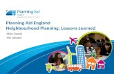 Planning Aid England Neighbourhood Planning Lessons Learned (Leeds)
