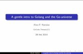 A gentle intro to Golang and the Go-universe