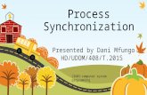 Process synchronization in operating system