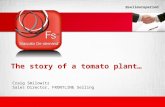 "The story of a tomato plant."