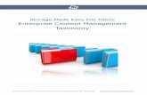 Storage Made Easy File Fabric  Enterprise Content Management Taxonomy