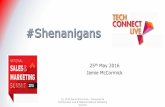 #Shananigans Marketing & Online Advertising Talk Techconnect 2016