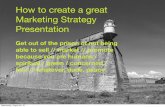 How to create a great Marketing Strategy Presentation