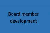 Board member development