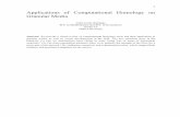 Applications of Computational Homology on Granular Media