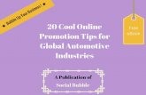 20 cool online promotion tips for global automotive industries
