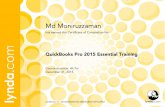 QuickBooks Pro 2015 Certificate