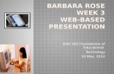Edu 352 week 3 discussion 2   web-based presentation