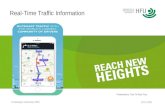 Real time traffic information