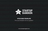 Startup Bangkok - Pitch Deck Template
