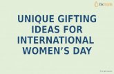 Unique gifting ideas for international women’s day