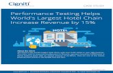 Performance Testing Case Study - Cigniti Helps World's Largest Hotel Chain Increase Revenue by 15%