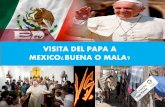 La visita del papa Francisco a Mexico