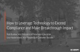 How to Leverage Technology and Make Breakthrough Impact