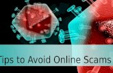 Tips to avoid online scams