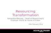 Resourcing Transformation