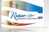 Radiant heating and cooling design