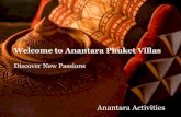 Anantara Phuket Pool Villas Thailand Holiday Activities