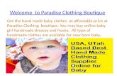 Buy online cheap handmade baby clothes for newborn babies