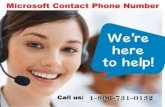 Microsoft Contact Number Call 1-806-731-0132 Toll free