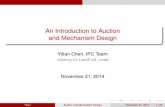 An Introduction to Auction and Mechanism Design
