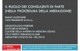 Il ruolo dei consulenti di parte nella Mediazione La Spezia 2011