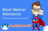 Boost Webinar Attendance with Live Streaming