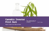 Cannabis Investor Pitch Deck