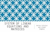 system linear equations and matrices