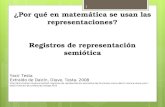 Registros de representacion semiotica