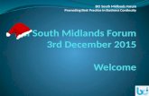 South Midlands forum December meeting